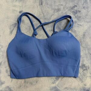 Move theology Blue sports bra women Size: S
